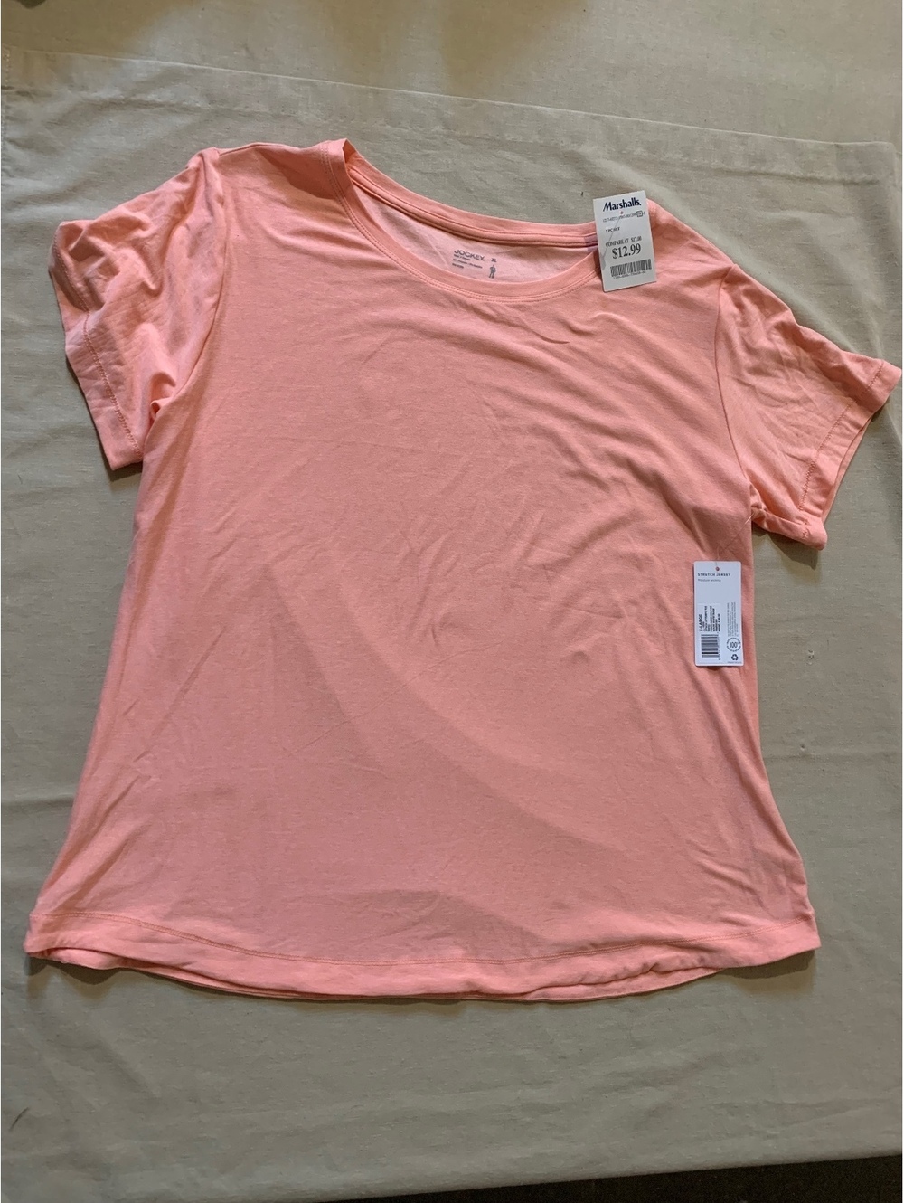Jockey Peach Short Sleeve T Shirt